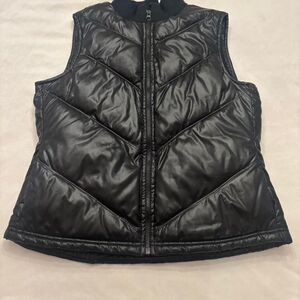90s Vintage Old Navy Black Puffer Vest | Y2K Outerwear | Women’s Size M